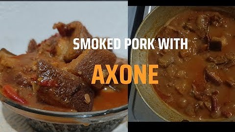 Sumi Style Smoked pork with Axone(Fermented Soyabean) #mr&mrsaye