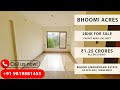 Brand new 2bhk for sale at bhoomi acres  692 sqft  125 cr  behind hiranandani estate  thane