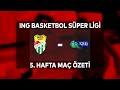 BSL 5. Hafta Özet | Frutti Extra Bursaspor 83-70 TOFAŞ