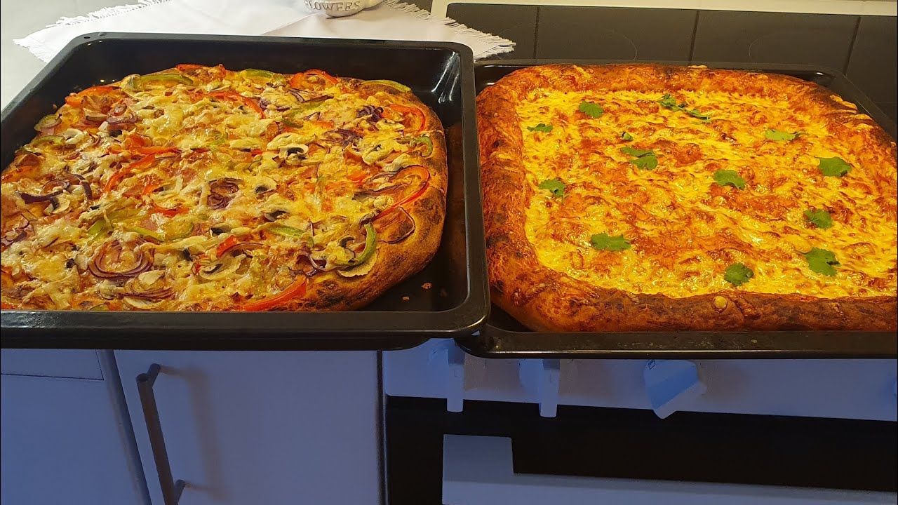 دو نوع پیتزا به سبک ایتالیا 