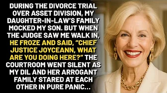 During the divorce trial over asset division, my daughter-in-law’s family mocked my son. But when...