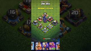 Pekka To Mommy Pekka Transformation #Clashofclans #Shorts #Pekka