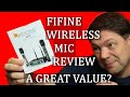 Fifine Mic Review! Dual Handheld Wireless Microphone System (K040)