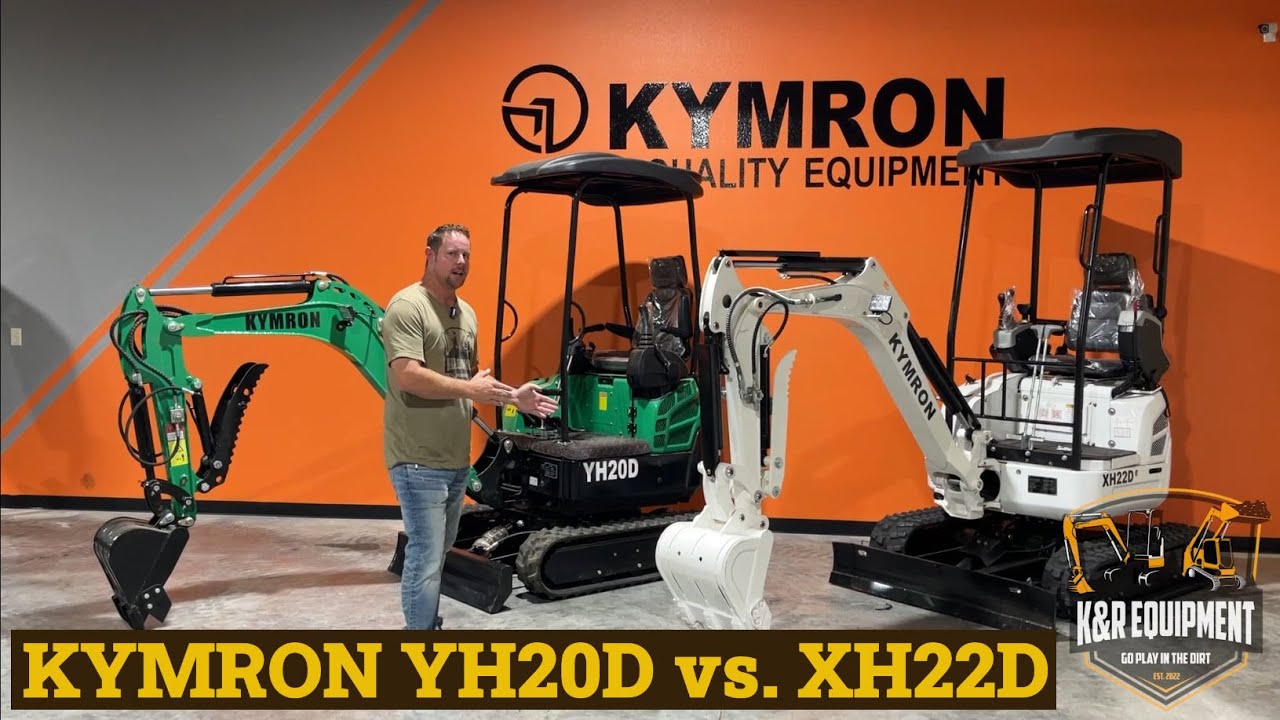 KYMRON Mini Excavator RH14G Vs RH14-3 Comparison, 40% OFF