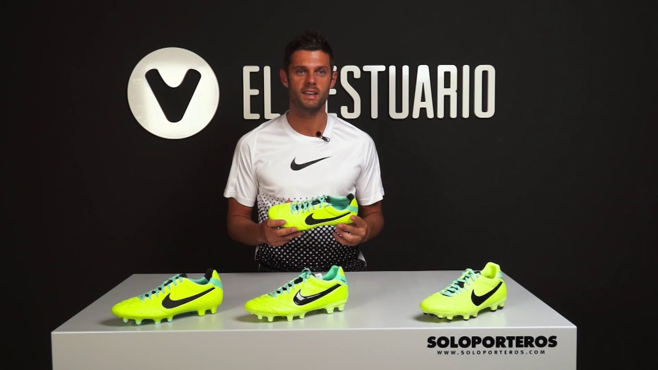 bota nike Tiempo Legend IV Volt - YouTube