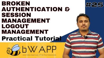 bwapp broken authentication & session management logout management || Cyber World Hindi