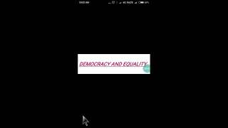 Equality and Democracy (ch-18)