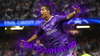 [4K] Cristiano Ronaldo「Edit」- (Way Down We Go) Resimi