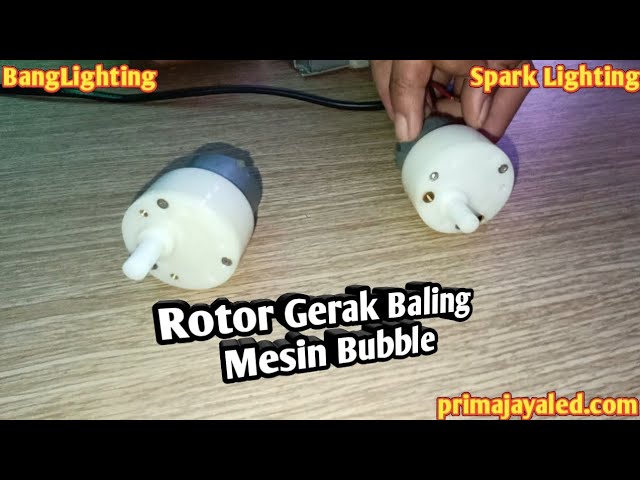 Rotor Gerak Baling Mesin Bubble