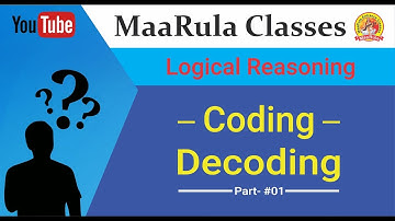 Coding-Decoding part- #01 || Logical Reasoning || For NIMCET, BHU, JNU, JAMIA