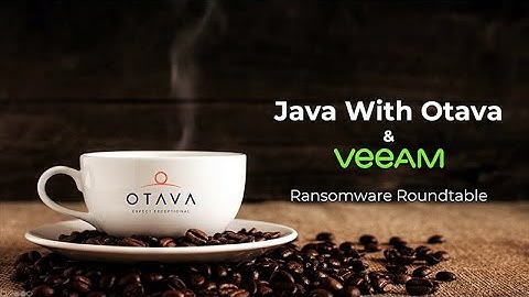 Java with Otava: Ransomware Preparedness with Otava and Veeam
