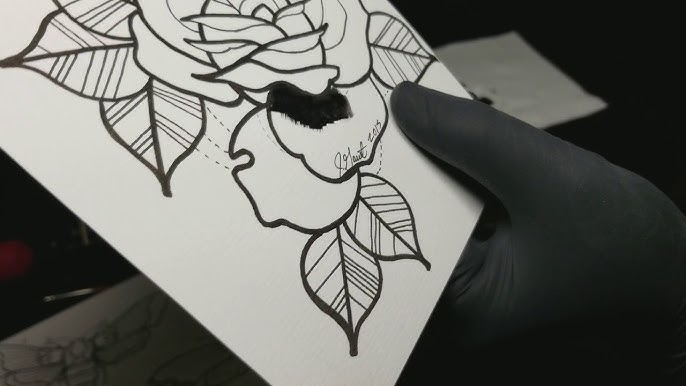 How To Apply A Perfect Tattoo Stencil 