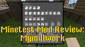 Minetest Mod Review: Mymillwork