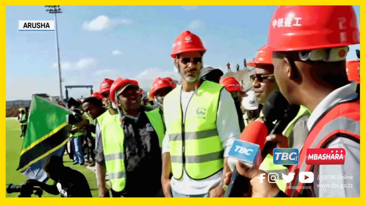 🔴#TBCLIVE:  RIO FERDINAND ATEMBELEA UWANJA WA AFCON, JIJINI ARUSHA