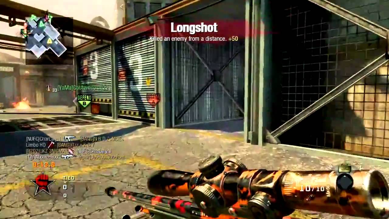 COD Black Ops 360 Tomahawk Across Map AWESOME!!