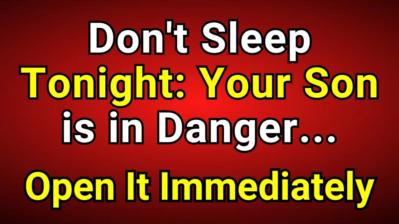🚨Бог говорит: не спите сегодня ночью, твой сын в опасности... Послание Бога #словоБога