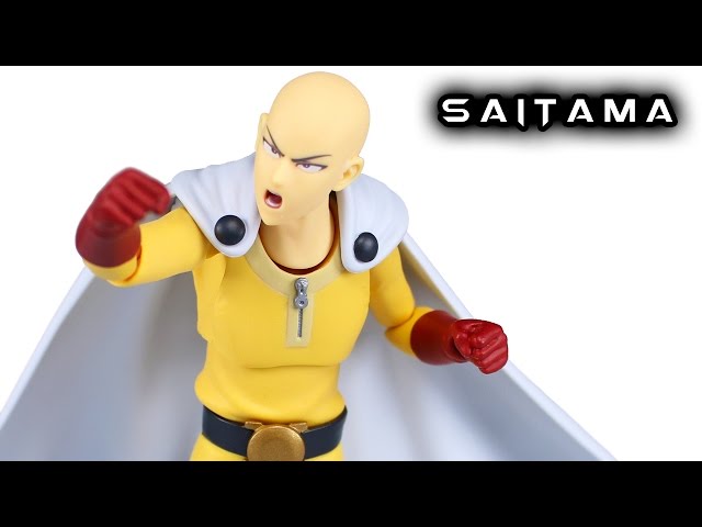 Figma SAITAMA One Punch Man Action Figure Toy Review 