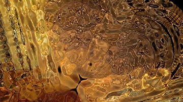 Gold Waves Fluid Texture | Cinematic Abstract Animation | Loopable Background