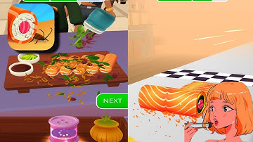 Soshi Roll 3D GamePlay All Level ios,Android Walkethrough New Update SKCQRU iphone 13 max