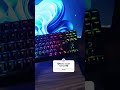 Kablosuz Mekanik Klavye #klavye #rgbkeyboard #keşfet #teknoloji