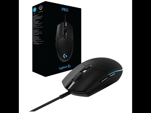LOGITECH G PRO HERO GAMING MOUSE  UNBOXING
