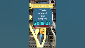 Cisco CCNA - What protocol uses TCP port 20 & 21? - icmpwolf #ccnaexam #icmpwolf #freeccna