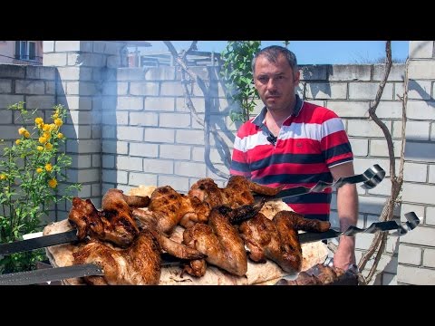 Видео рецепт Шашлык из куриных крылышек
