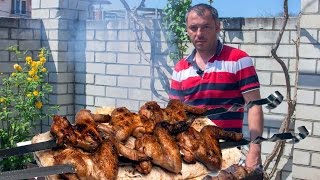 Шашлык из куриных крылышек. Шашлык из куриных крылышек.