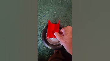 Installing a driveway gate-modify wheel support(7) #shorts