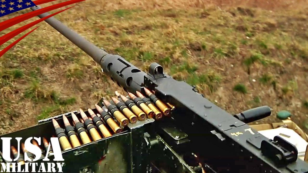 ブローニングm2 12 7mm 重機関銃 射撃訓練 M2 Browning 50 Caliber Machine Gun Fire Youtube