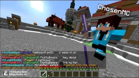 ChosenMC Hacking On SaicoPvP Skeleton Realm