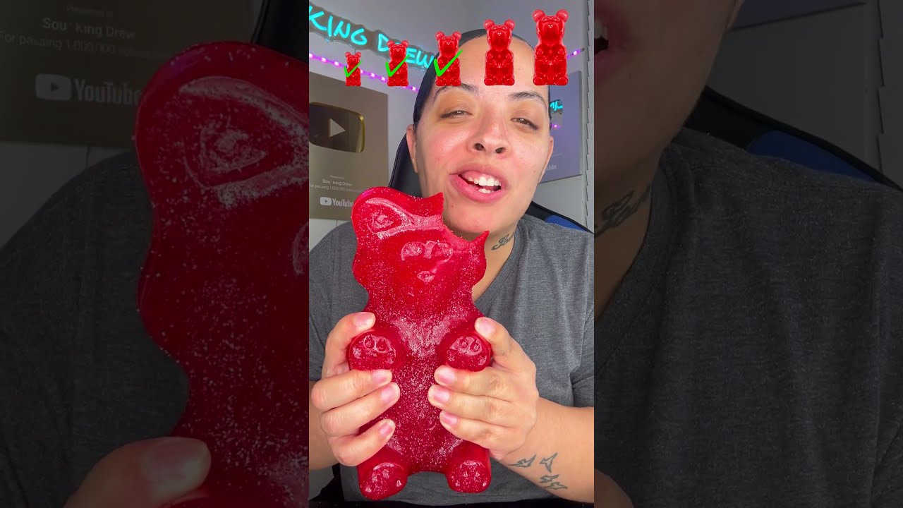Sour Family Gummy Bear Challenge 