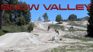 These jumps are big! Snow Valley Bike Park / June 5, 2023