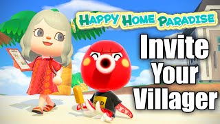 How To Bring Villager To Happy Home Paradise In Animal Crossing New Horizons For Nintendo Switch