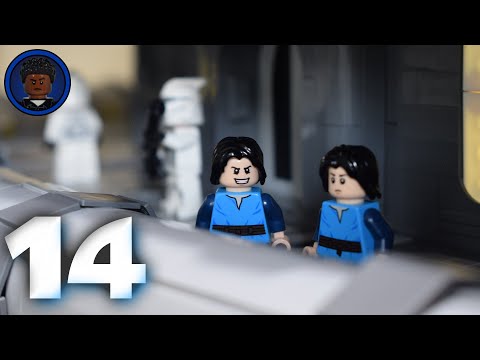 Building Kamino In LEGO: Update 14 - Finished Exterior Railing
