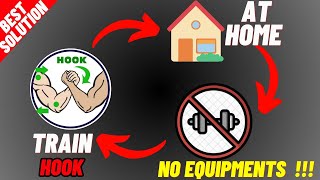 Train HOOK with ZERO Equipments at Home !!! | Arm Wrestling |