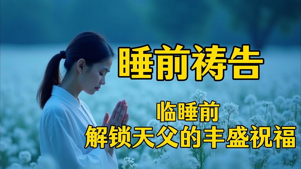 睡前祷告，临睡前，解锁天父的丰盛祝福