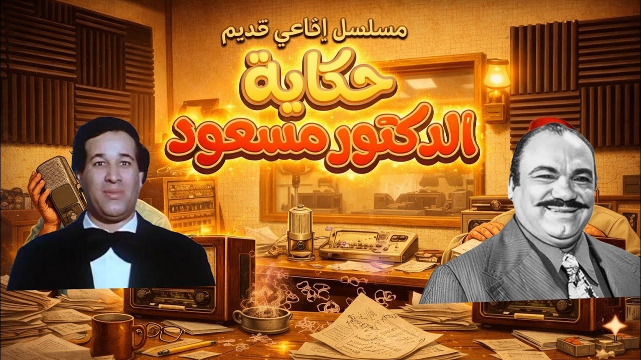 المسلسل الاذاعي النادر حكايه الدكتور مسعود بطوله سعيد صالح ومحمد رضا 📻📻