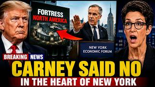 "Trump's Czar Wanted "Fortress North America" — Carney Said NO in the Heart of New York