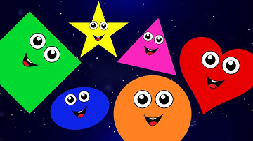 Shapes Song for Kids | Fun Learning with Colorful Shape Characters