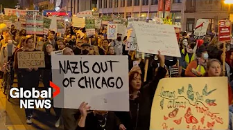 Protesters march against Trump's National Guard deployment in Chicago
