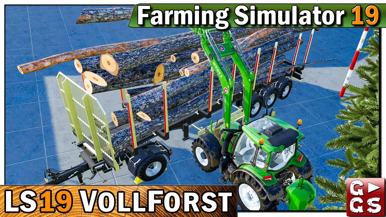 Voll, voller Anhänger S4E19 LS19 VOLLFORST gaming logo