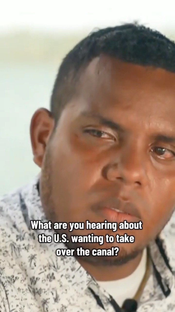 Panama Canal tour guide talks about what losing canal would mean to him #shorts