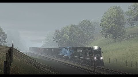 NS Empty Coal train in Rain Trainz