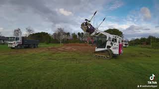 Time lapse of sand pad earthworks.