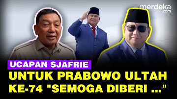 Prabowo Ultah ke-74, Menhan Sjafrie Beri Ucapan Doa Agar Diberi Kekuatan dan ...