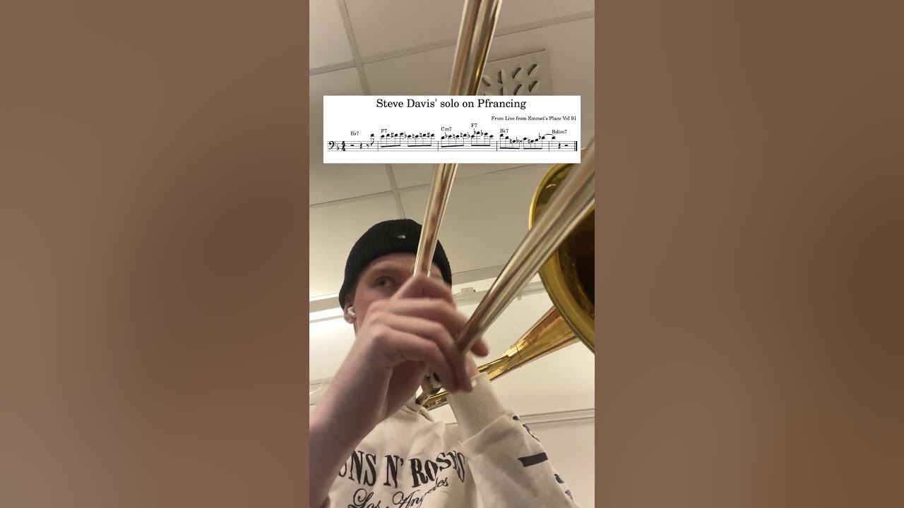 Steve Davis' Chromatic Lick on Pfrancing #jazz #music #transcription