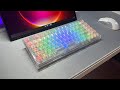 UM TECLADO TODO TRANSPARENTE? RGB NÃO FALTA! - FL-Esports Q75
