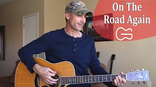 Video thumbnail of "On The Road Again - Willie Nelson - Guitar Lesson | Tutorial"