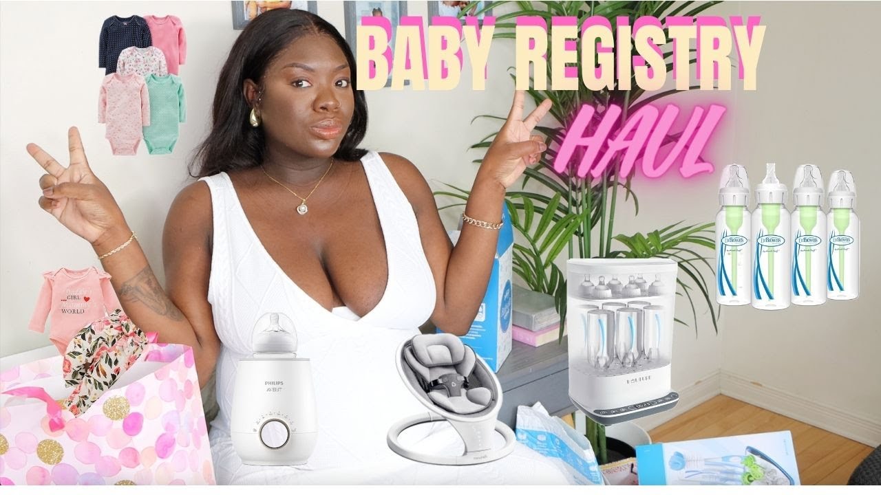 Baby Registry Haul | Amazon Baby Registry | What I Got From My Baby Registry As a 3rd time mom!
